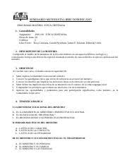 Etica Cristiana 1 Docx Seminario Metodista Libre Dominicano Programa Materia Etica Cristiana 1 Generalidades Asignatura Pas 218 Etica Cristiana Horas Course Hero Create a printable calendar for a large number of. course hero