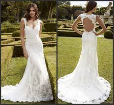 Galia Lahav Mermaid Wedding Dresses V Neck Satin Lace Bridal Gowns Appliques Beads Chapel Train Ba Modest Bridal Gowns Wedding Dresses Lace Wedding Dress Store