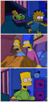 توییتر \ Simpsons Quotes در توییتر: «Mum! Dad! Bart's dead! | That's right!  Dead serious about going to Itchy and Scratchy Land.  https://t.co/ebVRp0YeNu»