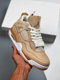 Check out official photos of the upcoming shimmer air jordan 4 releasing september. Air Jordan 4 Shimmer Bronze Eclipse Orange Quartz Metallic Silver For Sale Sneaker Hello