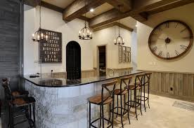 Bar Lighting Rustic Home Bar Austin By Legend Lighting