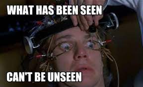 What Has Been Seen Cannot Be Unseen Know Your Meme