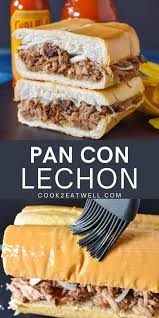 With lamb sandwich fillings of mint pesto, pickled red onions, dressed red baby butter lettuce, aioli, on whole wheat artisan bread. Pan Con Lechon In 2020 Delicious Sandwiches Savoury Food Lechon