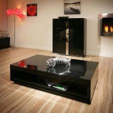 Large Modern Designer Rectangular Black Gloss Glossy Coffee Table 912 Coffee Table Center Table Living Room Coffee Table Square