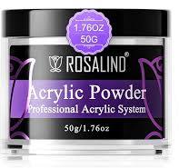 Amazon.com: ROSALIND Clear Acrylic Nail Powder 50g/1.76oz ...