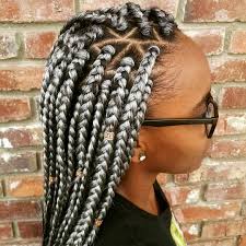 Platinum Blonde Black And Blonde Box Braids Mixed Iloveboxbraids Hair Styles Braid Styles Box Braids Hairstyles