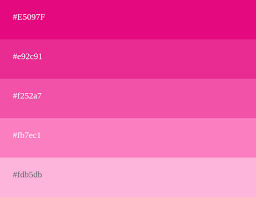 The page contains magenta and similar colors including their accompanying hex and rgb codes. Magenta Color Palette Images Combinations And Schemes