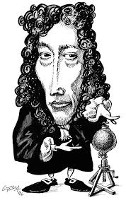 The man who measured london. Robert Boyle Caricature Photograph By Gary Brown