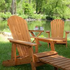 Coral Coast Big Daddy Reclining Adirondack 2 Chair Set With Free Side Table Natural From Hayne Adirondack Chair Patio Furniture Sets Wood Adirondack Chairs