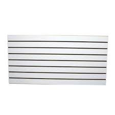 Garageescape 2 Ft X 4 Ft White Slatwall Easy Panel 2 Piece Per Box 5008 Slat Wall Garage Wall Organizer Wall Organization