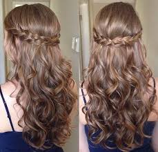 Best half up and half down hairstyles for curly hair. Half Up Half Down Curls Long Curly Hair Hair Styles 2017 Hair