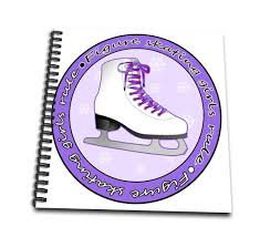 Hand drawn happy young smiling couple in warm clothing enjoying skating on ice in winter. 3drose Figure Skating Girls Rule Purple Skate Drawing Book 8 By 8 Inch Db 77470 1 Amazon In Home Kitchen