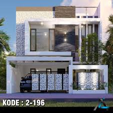 Maybe you would like to learn more about one of these? Desain Rumah Tingkat Ukuran 8x18 M Kode 2 196 Arsika Desain Shopee Indonesia