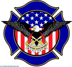 The alternative color options in blue, green, yellow and red are on the right of the icon and are arranged in a vertical column. Fire Dept Shield Free Vector In Encapsulated Postscript Eps Eps Vector Illustration Graphic Art Design Format Format For Free Download 145 45kb