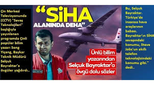 Bayraktar mini i̇nsansız hava aracı sistemi bileşenleri ve performans analizi haluk bayraktar, selçuk bayraktar, hasem 06, kayseri : Cinli Populer Bilim Yazari Song Yicang Selcuk Bayraktar Siha Alaninda Bir Deha Diyarbakir Habercilik