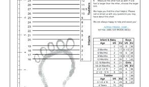 64 expository target girl size chart