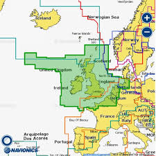 Navionics Plus 28xg Pre Loaded Update Chart Xl9 Uk Ireland And Holland Cf