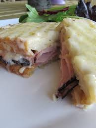 Purple Chocolat Home Croque Monsieur And Pommes Frites Seasoned With Rosemary Croque Monsieur Food And Thought Recipes