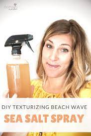 Sea Salt Spray Diy Sea Salt Hair Spray For Beach Waves Sea Salt Spray For Hair Sea Salt Hair Natural Hair Spray