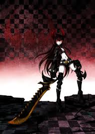 Black And Gold Cartoon Characters Black Gold Saw Black Rock Shooter Black Rock Cosplay Anime