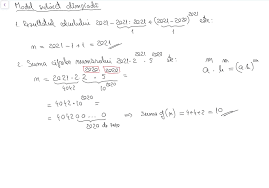 Stim ca suma lui gauss, adica nx(n+1):2 se poate folosi doar daca avem numere consecutive, astfel ca pentru acest exercitiu va trebui sa facem un alt pas inainte (eventual sa il transformam astfel incat. Suma Lui Gauss Cu Puteri