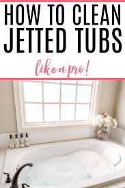 Similar to cleaning bathroom mold with bleach, you can also clean grout with bleach using a 1:1 bleach for plastic mats that sit inside the tub or shower to prevent slipping. Can You Run Bleach Through A Jetted Tub