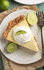 I lightened the tangy lime custard with whipped cream to give the pie a creamy texture. Easy Healthy Key Lime Pie Recipe Low Fat Gluten Free High Protein