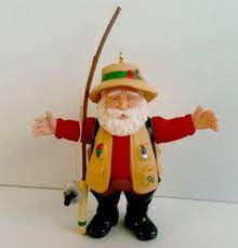 Hallmark Keepsake This Big Vintage Fishing Santa Etsy Fishing Christmas Tree Fishing Christmas Handcrafted Ornaments