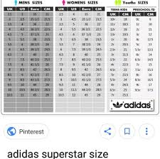 Adidas Cm Size Chart Zerocarboncaravan Net
