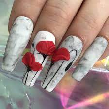 Art Paste Nail Art Nail Art Designs Videos Long Acrylic Nails Coffin