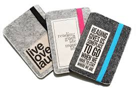 E Reader Hulle Kindle Filz Segel Spruch Etui E Book Tablet Individualisierbar Grosse Farben Spruch Individue E Book Ereader Cover Book Sleeve