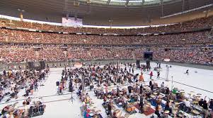 The stade de france has no regular tenant, and remains empty for the majority of the year, though stade français have moved numerous games there in recent years. Rockin 1000 Stade De France 2019 The Full Concert Facebook