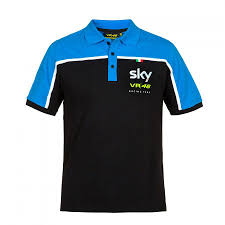 New 2017 Valentino Rossi Sky Vr46 M1 Racing Team Polo Motogp 46 T Shirt Moto Gp Sport T Shirt Fardamento Modelos