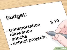 You could have a budget of $5 a week (like i did for several years). 3 Ways To Save Money For Teenagers Wikihow
