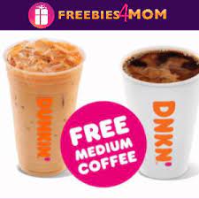 11, dunkin' is offering veterans and active duty military a free donut of their choice, no purchase necessary at participating details: Expired Free Iced Or Hot Coffee At Dunkin Donuts July 22 Freebies 4 Mom