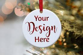Download Ceramic Christmas Ornament Mockup Today We Have A Huge Range Of Mock Up Products Available Commercial License Christmas Ornaments Ornaments Ceramics