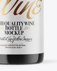 Download Green Glass Red Wine Bottle Mockup In Bottle Mockups On Yellow Images Object Mockups PSD Mockup Templates