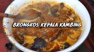 Daging kambing dan juga bagian iga. Brongkos Kepala Kambing Rasa Bintang 5 Youtube