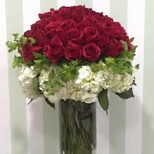 Roses Paired With Hydrangea By Grace Lakes Florist Funeral Flower Arrangements Funeral Flowers Flower Arrangements