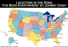 Reddit Locations In The Song I Ve Been Everywhere By Johnny Cash Johnny Cash Johnny The Unit