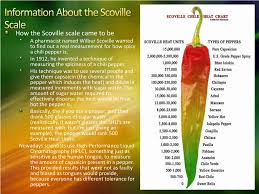 ppt scoville heat units powerpoint presentation free