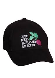 Should have made the other nails look like beets haha. The Office Bears Beets Battlestar Galactica Hat Newbury Comics