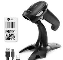 Wireless Bluetooth Barcode Scanner, QR Code Scanner, USB Portable Handheld  Scanners w/Stand Connect w/Tablet/Phone/PC, 1D & 2D Inventory Scanner, ...