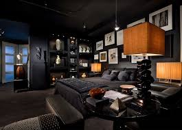 10 Beautiful Bedrooms That Will Take You Back To Black Masculine Bedroom Decor Black Bedroom Design Masculine Bedroom Design