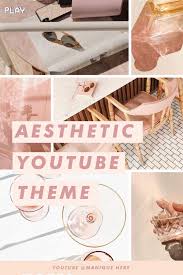 Aesthetic Youtube Channel Theme Intro And Outro Template Banner And Thumbnail Templates In 2020 Youtube Theme Templates Intro