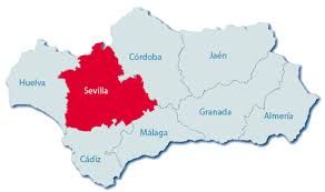 Bildresultat för andalucía mapa provincias