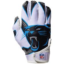Amazon Com Nfl Carolina Panthers Youth Receiver Gloves White Medium Sports Outdoors Nfl Carolina Panthers Carolina Panthers Football Gloves