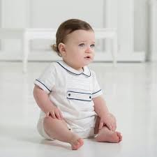Baby Rompers With Peter Pan Collar Fine Collection Especially For Babies Visit Www Jadorakids Com For More Selection Free Baby Romper Baby Wearing Baby Kids
