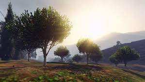 Tongva hills is a rural area, primarily consisting of vineyards (including the marlowe vineyard), of los santos county, san andreas appearing in grand theft auto v and grand theft auto online. Hd Wallpaper Gta5 Gta Online Gta Landscape Gta Photography Trees Sunrise Wallpaper Flare