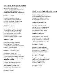 Tak heran jika rasa penasaran maksimal untuk jawaban setiap. Himpunan Contoh Teka Teki Buah Buahan Dan Jawapan Yang Berguna Untuk Ibubapa Contoh Resume Cover Letter Curriculum Vitae Terbaik